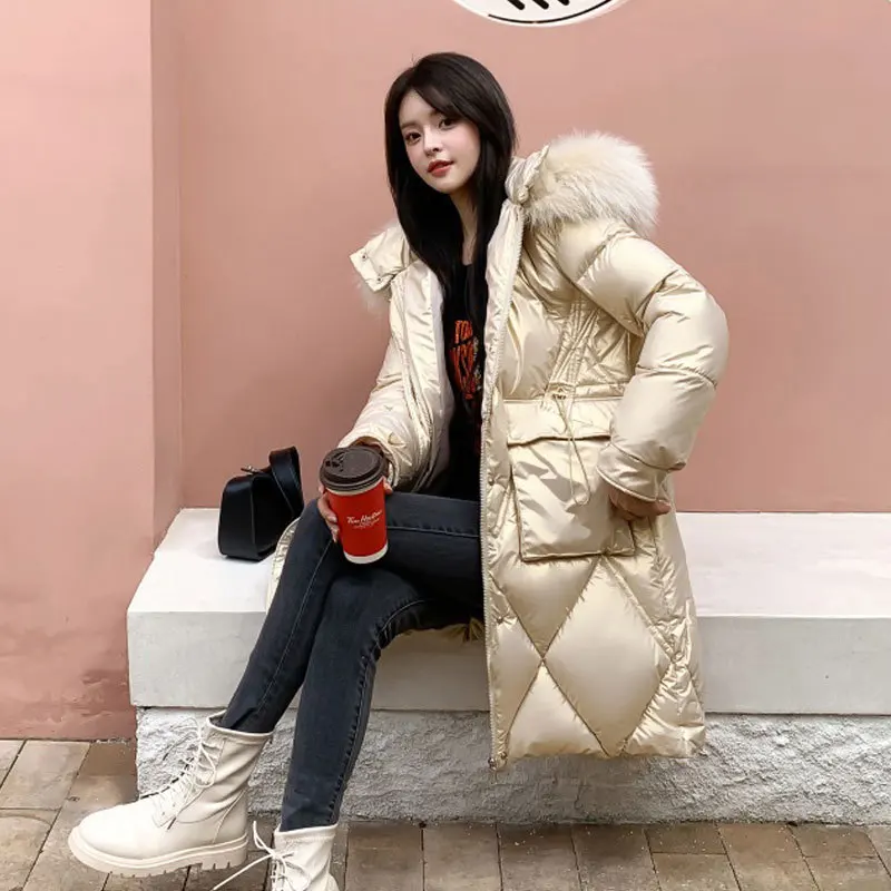 Bright Cotton Padded Coat Women Fur Collar Thicken Warm Jackets Women Winter Korean Fashion Solid Warmth Jackets Female Y1009
Bright Cotton Padded Coat Women Fur Collar Thicken Warm Jackets Women Winter Korean Fashion Solid Warmth Jackets Female Y1009