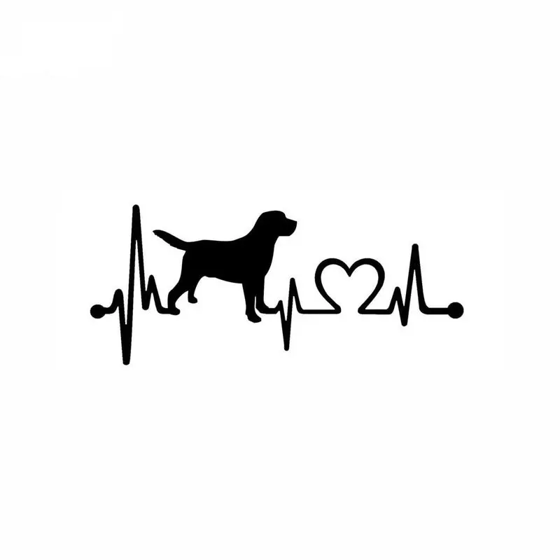 2022 New 7.5"*3.25" Labrador Retreiver Heartbeat Dog Funny Vinyl Decal Sticker Car Stickers Window Love sticker Car Accessories
2022 New 7.5"*3.25" Labrador Retreiver Heartbeat Dog Funny Vinyl Decal Sticker Car Stickers Window Love sticker Car Accessories