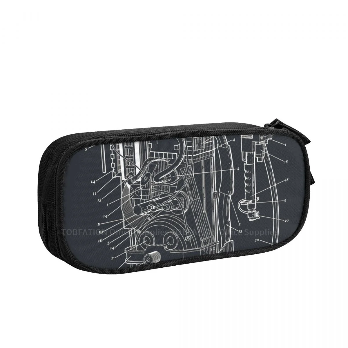 Proton Pack Patent Pencase Ghostbusters 1984 Film Pencil Bag Girls Boys Student Stationary Bags Large Capacity Double Zipper
Proton Pack Patent Pencase Ghostbusters 1984 Film Pencil Bag Girls Boys Student Stationary Bags Large Capacity Double Zipper