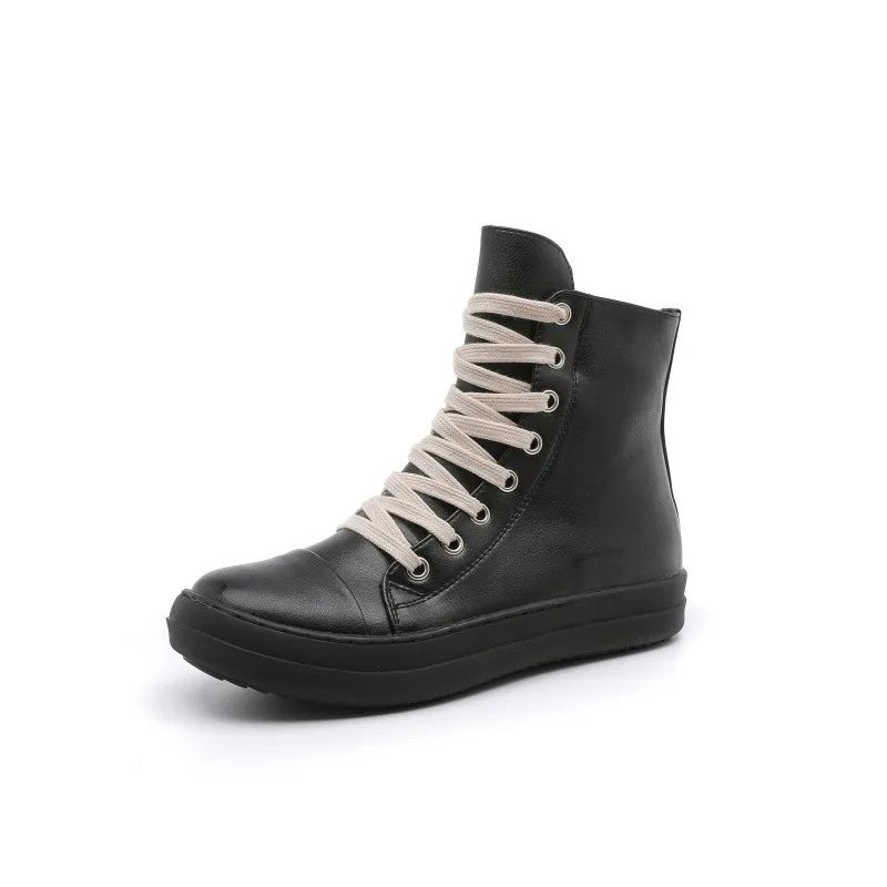Men's Casual Shoes Canvas Boots platform Women's Sports Shoes Men's Leather High top sports shoes Street Wear Zapatos Mujer
Men's Casual Shoes Canvas Boots platform Women's Sports Shoes Men's Leather High top sports shoes Street Wear Zapatos Mujer
