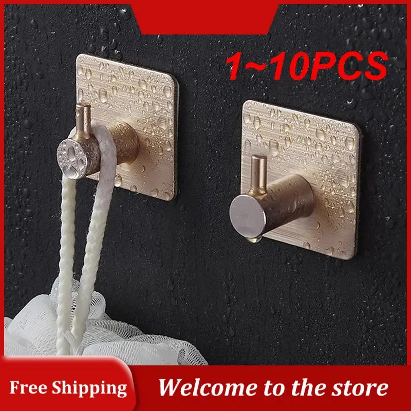 1~10PCS Self Adhesive Wall Hook Rack Towel Hooks Multi-Purpose Bathroom Towel Clothes Handbag Key Hanger Hooks Home Storage Hook 
1~10PCS Self Adhesive Wall Hook Rack Towel Hooks Multi-Purpose Bathroom Towel Clothes Handbag Key Hanger Hooks Home Storage Hook