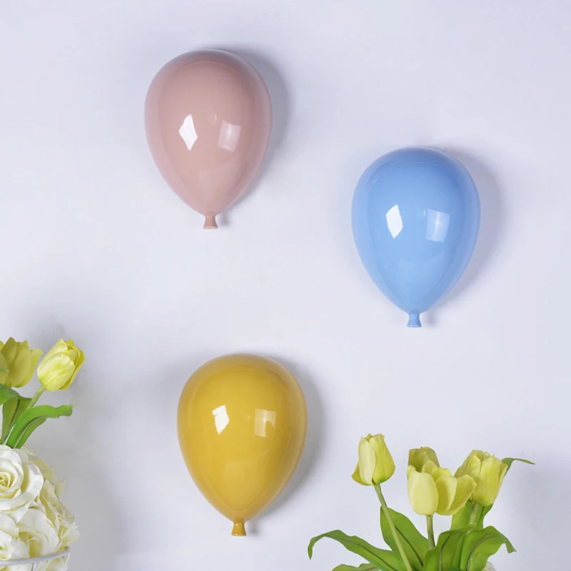 Ceramic Balloon Wall Hanging Decoration Wall Mounted Art Kids Room Decoration Home Decor Goodies Decorative Sculptures For Home
Ceramic Balloon Wall Hanging Decoration Wall Mounted Art Kids Room Decoration Home Decor Goodies Decorative Sculptures For Home