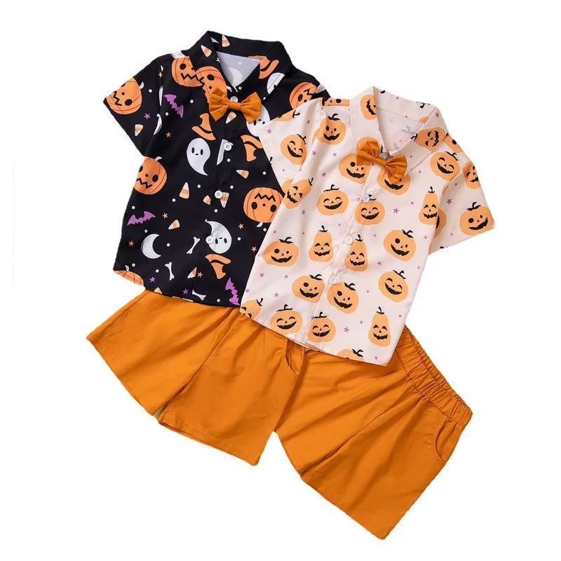 Детский разноцветный комбинезон с коротким рукавом и принтом тыквы
Детский разноцветный комбинезон с коротким рукавом и принтом тыквы