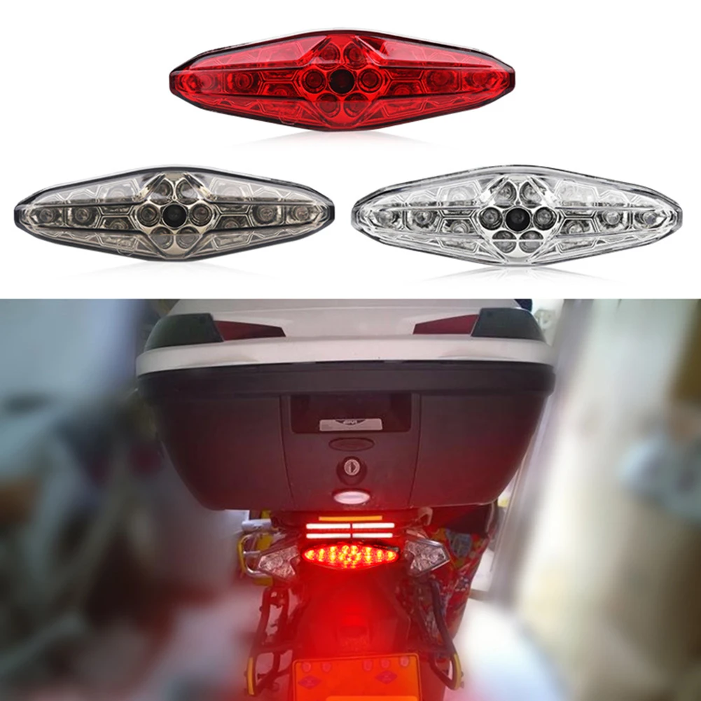 Smoke LED Tail Brake Light Motorcycle Taillight Brake Light 12V Running Light for Suzuki ATV LTZ Universal Motorcycle Indicator
Smoke LED Tail Brake Light Motorcycle Taillight Brake Light 12V Running Light for Suzuki ATV LTZ Universal Motorcycle Indicator
