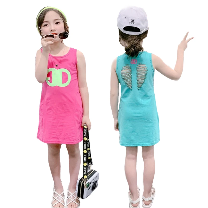 V-TREE Summer Girls Dress 2021 New Cute Cotton hollow back baby Dress For Girls Summer Kids Clothing
V-TREE Summer Girls Dress 2021 New Cute Cotton hollow back baby Dress For Girls Summer Kids Clothing