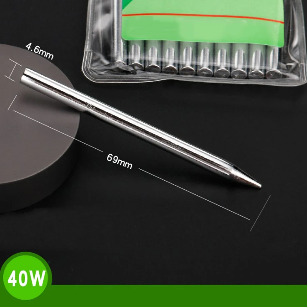 1 Pcs Soldering Iron Tip 30/40/60/80/100W Soldering Pen Electric Heating Head For Welding Equipment Accessories
1 Pcs Soldering Iron Tip 30/40/60/80/100W Soldering Pen Electric Heating Head For Welding Equipment Accessories