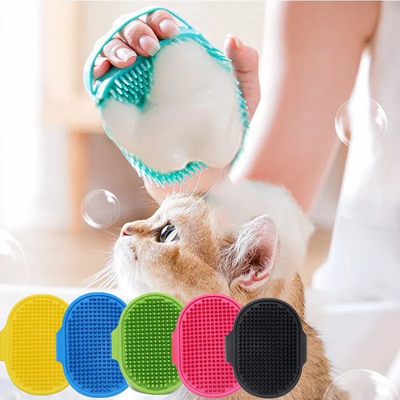 Bath Hair Washing Gloves Dog Accessories Massage Grooming Pet Tool Brush Bathroom Silicone Soft Pet Cat
Bath Hair Washing Gloves Dog Accessories Massage Grooming Pet Tool Brush Bathroom Silicone Soft Pet Cat