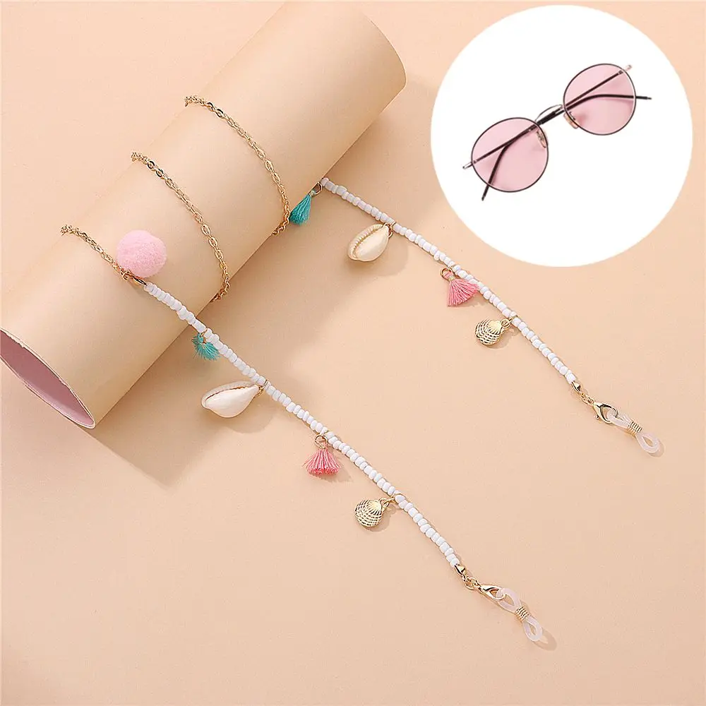 Hawaii Style Shell Glasses Chain Tassel Mask Extender Strap For Women Girls Beads Sunglasses Lanyards Eyewear Cord Accessories
Hawaii Style Shell Glasses Chain Tassel Mask Extender Strap For Women Girls Beads Sunglasses Lanyards Eyewear Cord Accessories