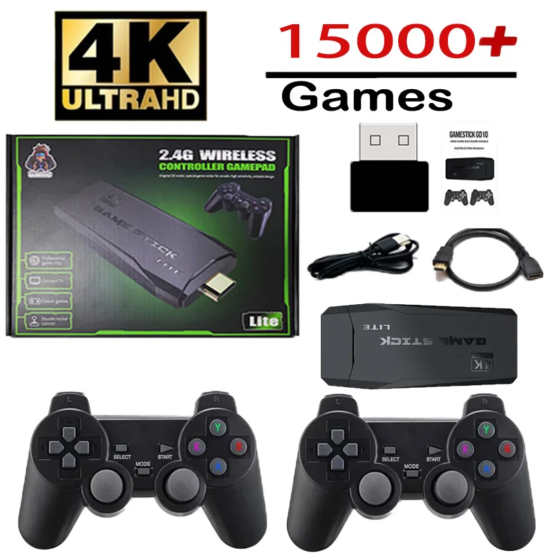 M8 4K HD 64G For 2.4G Double Wireless Controller Built-in 30000 Games Retro Games Console Wireless Controller Video Game Console
M8 4K HD 64G For 2.4G Double Wireless Controller Built-in 30000 Games Retro Games Console Wireless Controller Video Game Console