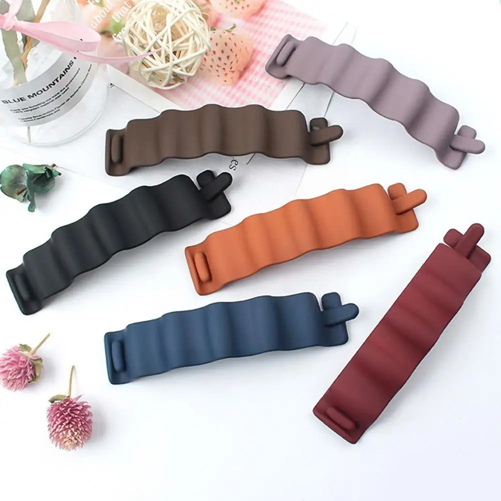 Acetate Wave Hair Buckle Hair Clip Vintag Long Barrette Instant Noodle Wave Hair Clip Headband Hair Accessories For Women P9T8
Acetate Wave Hair Buckle Hair Clip Vintag Long Barrette Instant Noodle Wave Hair Clip Headband Hair Accessories For Women P9T8