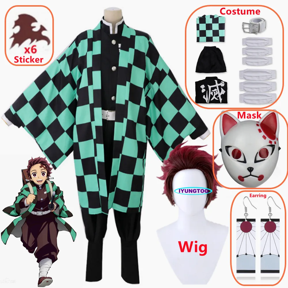 Anime kimono Cosplay Demon Slayer Kamado Tanjirou Kimetsu no Yaiba Costume Adult Kids Clothes
Anime kimono Cosplay Demon Slayer Kamado Tanjirou Kimetsu no Yaiba Costume Adult Kids Clothes