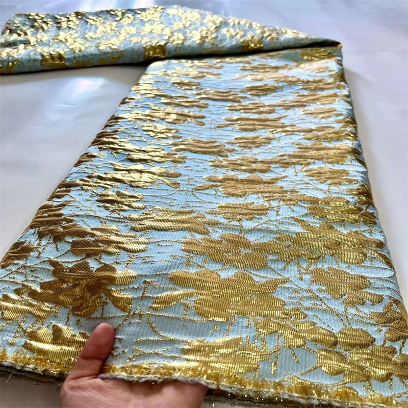 African Tulle Lace Fabric 2022 Satin Nigerian Brocade Gild Jacquard Lace Fabric For Sewing Wedding Party Dress Women Cloth HD-10
African Tulle Lace Fabric 2022 Satin Nigerian Brocade Gild Jacquard Lace Fabric For Sewing Wedding Party Dress Women Cloth HD-10
