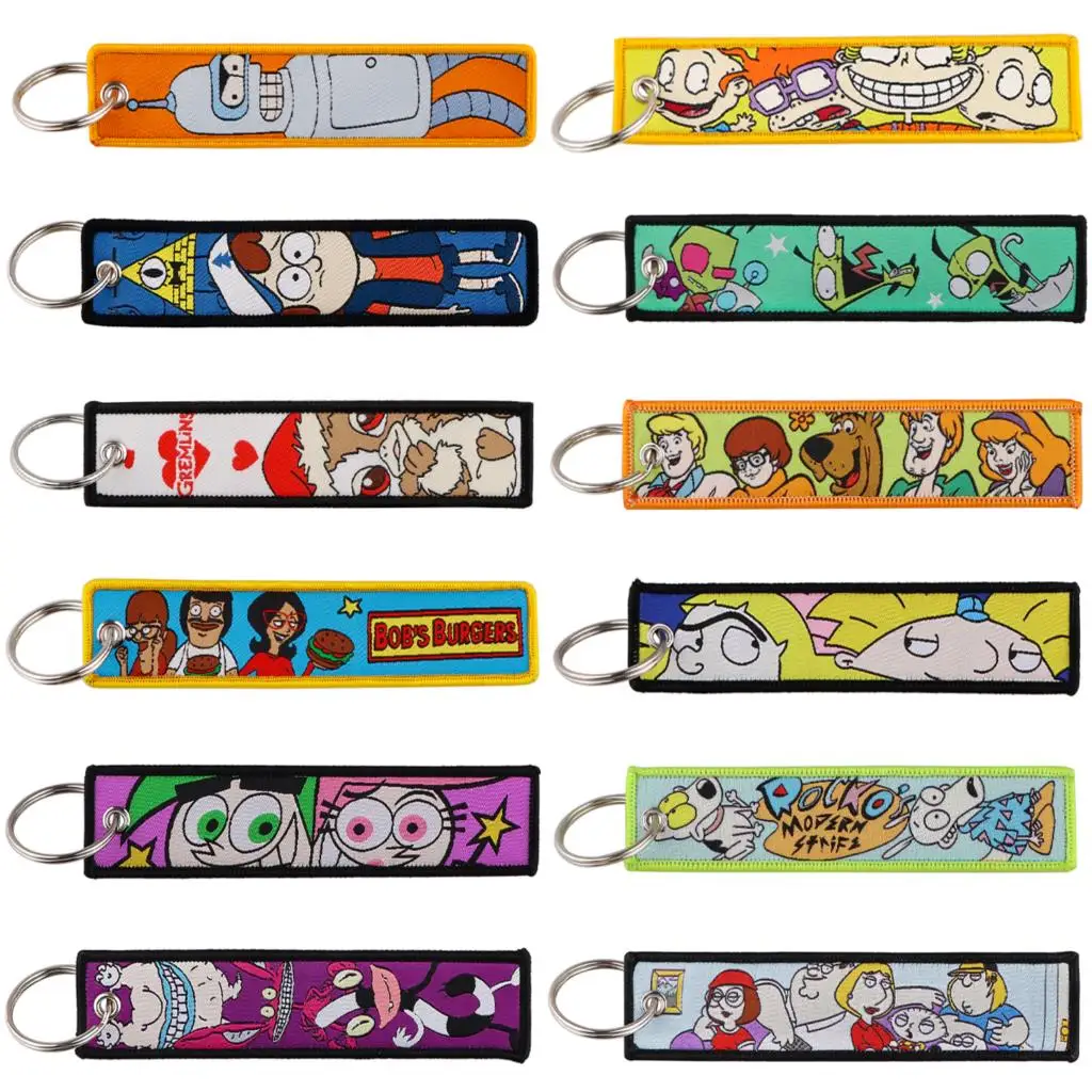 Cartoon Characters Keychain Funny Aliens Keys Holder Gift Cars Motorcycles Key Tag Embroidery Keychain Key Rings Accessories
Cartoon Characters Keychain Funny Aliens Keys Holder Gift Cars Motorcycles Key Tag Embroidery Keychain Key Rings Accessories