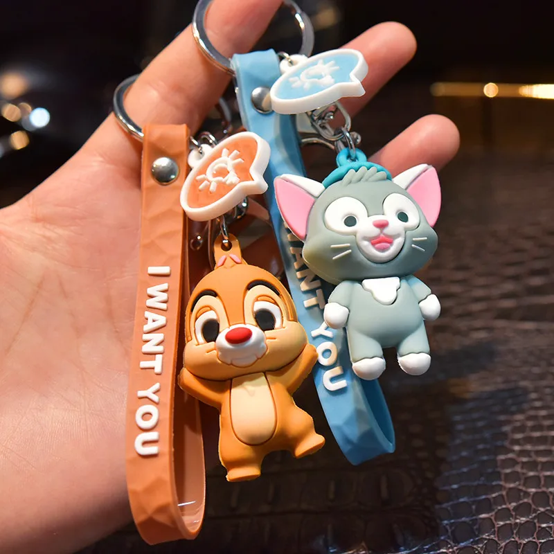 Fashion Cartoon Cat Squirrel Keychain Cute Three-dimensional Striped Elephant Keychain Fun Phone Bag Car Pendant Key ring
Fashion Cartoon Cat Squirrel Keychain Cute Three-dimensional Striped Elephant Keychain Fun Phone Bag Car Pendant Key ring