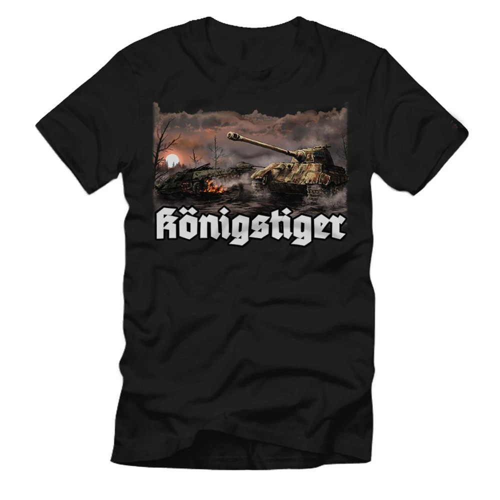 Wehrmacht Panzer Panzerkampfwagen VI Tiger II Tank T-Shirt. Summer Cotton Short Sleeve O-Neck Mens T Shirt New S-3XL
Wehrmacht Panzer Panzerkampfwagen VI Tiger II Tank T-Shirt. Summer Cotton Short Sleeve O-Neck Mens T Shirt New S-3XL