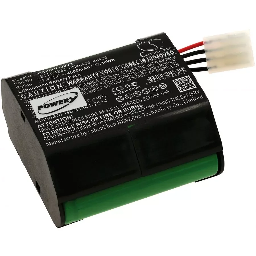 NEW2023 Powery батарея с Vorwerk PN46439 модель, 7,4V, 4500mAh/33,3Wh, литий-ионная батарея, перезаряжаемая, 68,80mm x 62,52mm x 33,1
NEW2023 Powery батарея с Vorwerk PN46439 модель, 7,4V, 4500mAh/33,3Wh, литий-ионная батарея, перезаряжаемая, 68,80mm x 62,52mm x 33,1