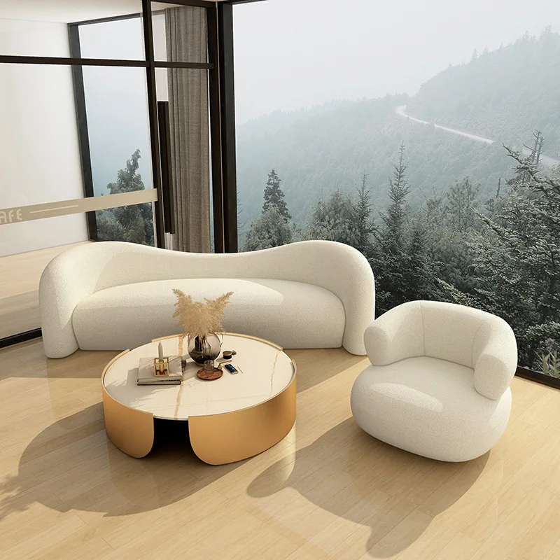 Sofa Living Room Modern Simple Nordic Light Luxury Office Reception Room Cloth Art Shaped Clothing Store Furniture
Sofa Living Room Modern Simple Nordic Light Luxury Office Reception Room Cloth Art Shaped Clothing Store Furniture