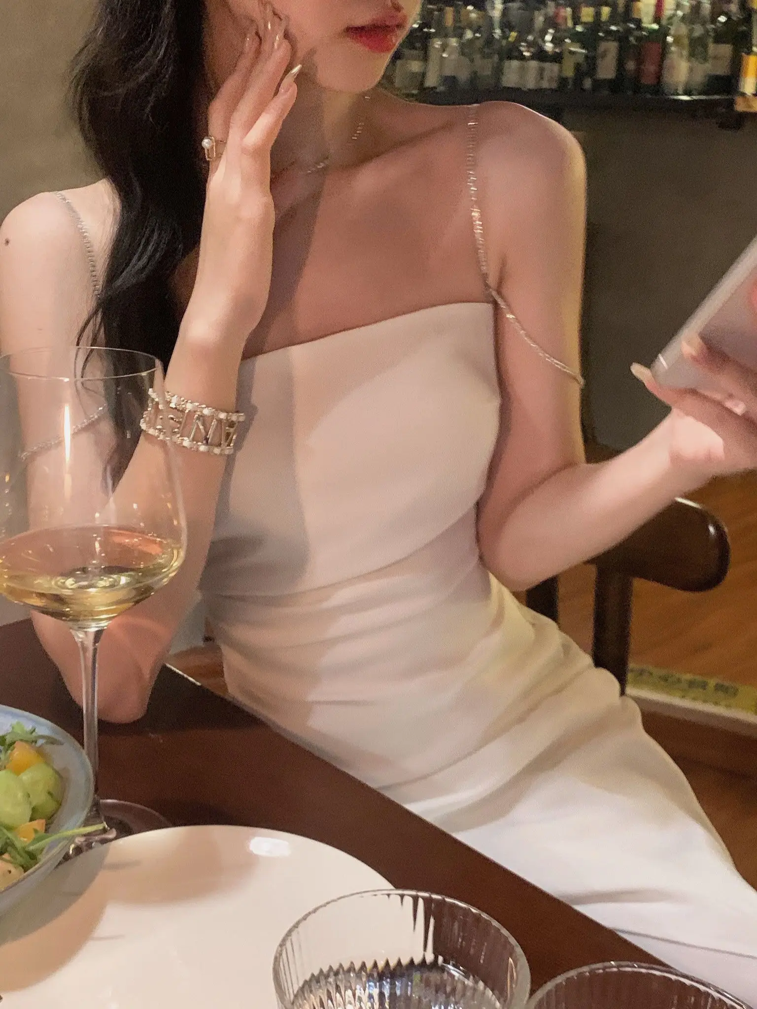 Elegant Summer Spaghetti Strap Midi Dress Women Sexy Prom Evening Bodycon Party Birthday Club Fashion Clothing 
Elegant Summer Spaghetti Strap Midi Dress Women Sexy Prom Evening Bodycon Party Birthday Club Fashion Clothing