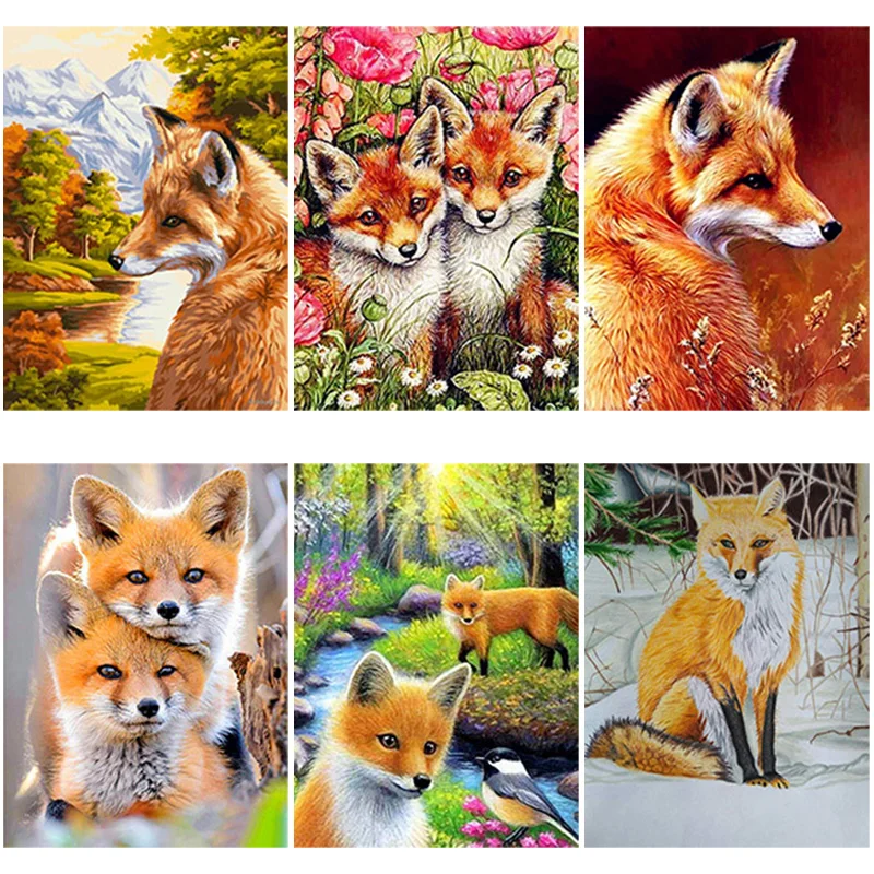Cross Stitch 14CT Kit Needlework Craft Set Canvas unPrinted Cotton Thread Christmas Gift Home Decor Hot Sell fox
Cross Stitch 14CT Kit Needlework Craft Set Canvas unPrinted Cotton Thread Christmas Gift Home Decor Hot Sell fox