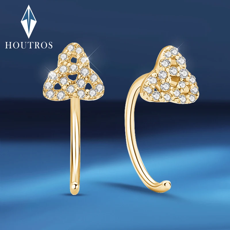 Houtros Moissanite Stud Earrings for Women 925 Sterling Silver 18K Gold Plated Lab Diamond Earrings Wedding Fine Jewelry Gift
Houtros Moissanite Stud Earrings for Women 925 Sterling Silver 18K Gold Plated Lab Diamond Earrings Wedding Fine Jewelry Gift