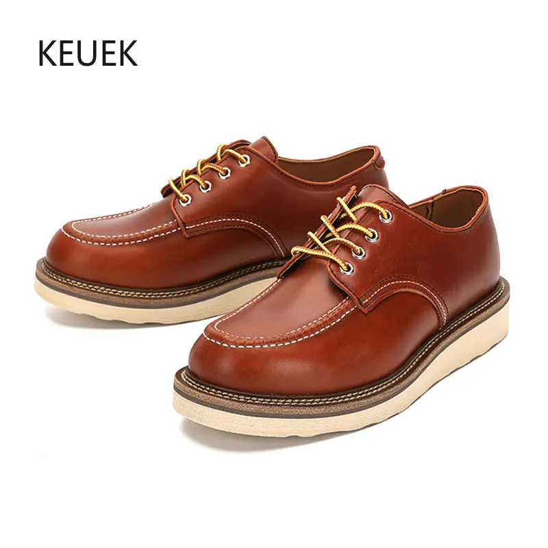 New British Retro Brown Dress Casual Business Flats Oxfords Men Genuine Leather Shoes Derby Daily Work Moccasins Male 5A
New British Retro Brown Dress Casual Business Flats Oxfords Men Genuine Leather Shoes Derby Daily Work Moccasins Male 5A