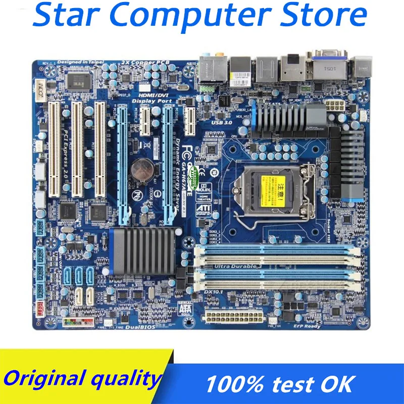 Для Gigabyte GA-H67A-UD3H-B3 материнская плата для компьютера LGA 1155 DDR3 H67 H67M б/у материнская плата для настольного компьютера
Для Gigabyte GA-H67A-UD3H-B3 материнская плата для компьютера LGA 1155 DDR3 H67 H67M б/у материнская плата для настольного компьютера