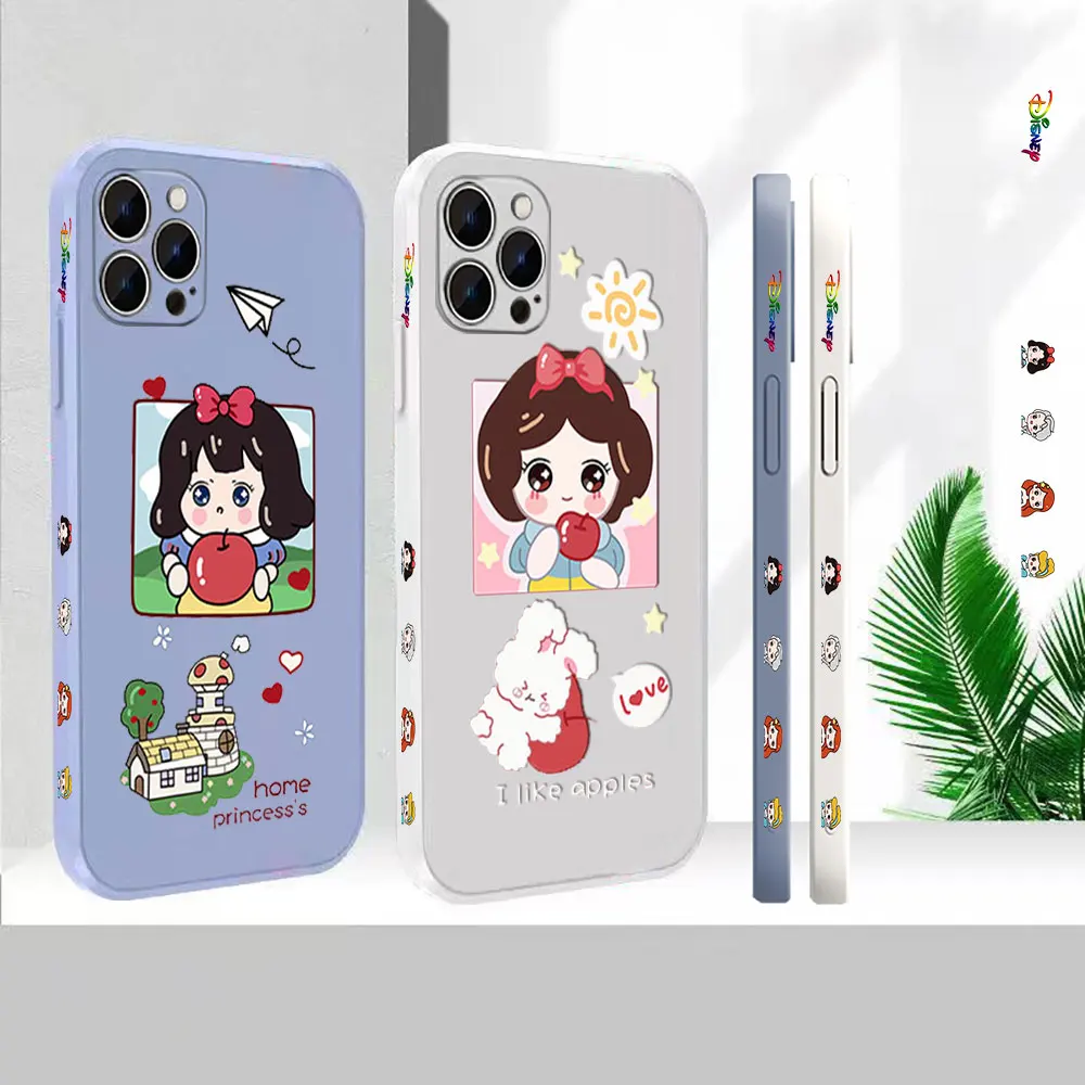 Anime Snow White Phone Case For Apple iPhone 14 13 12 11 Pro Max Mini 7 8 X XS XR SE Plus Colour Liquid Silicone Cover Funda
Anime Snow White Phone Case For Apple iPhone 14 13 12 11 Pro Max Mini 7 8 X XS XR SE Plus Colour Liquid Silicone Cover Funda