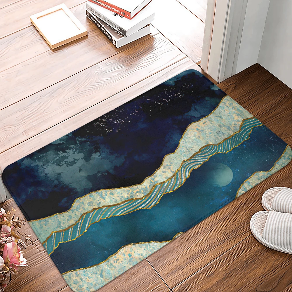 Blue marble print Carpet Entrance Doormat Bath Floor Rugs Absorbent Mat Anti-slip Kitchen Rug for Home Decorative Foot mat
Blue marble print Carpet Entrance Doormat Bath Floor Rugs Absorbent Mat Anti-slip Kitchen Rug for Home Decorative Foot mat