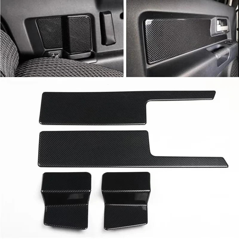Для Toyota FJ Cruiser 2007-2022 8 шт. крышка ручки боковой двери автомобиля из углеродного волокна ABS автомобильные аксессуары
Для Toyota FJ Cruiser 2007-2022 8 шт. крышка ручки боковой двери автомобиля из углеродного волокна ABS автомобильные аксессуары