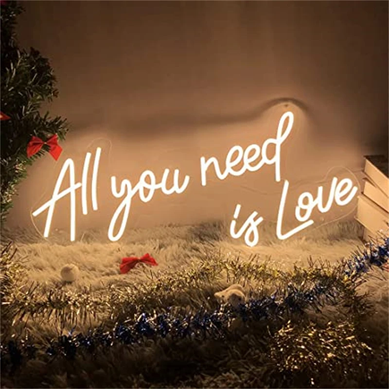Custom All You Need Is Love Neon Sign Light LED Wall Decor For Home Bedroom Wedding Party Lighting Decoration
Custom All You Need Is Love Neon Sign Light LED Wall Decor For Home Bedroom Wedding Party Lighting Decoration