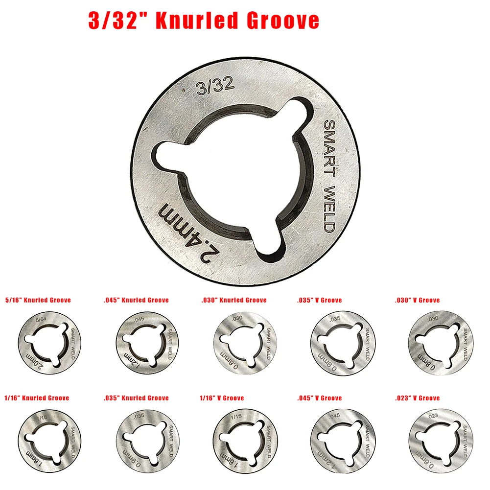 Drive Rolls Knurled V Groove Fit MIG Welder Wire Feeder .030 .035 .045 Feeding Drive Roller Roll Parts Feeder Roll Welding Tool
Drive Rolls Knurled V Groove Fit MIG Welder Wire Feeder .030 .035 .045 Feeding Drive Roller Roll Parts Feeder Roll Welding Tool