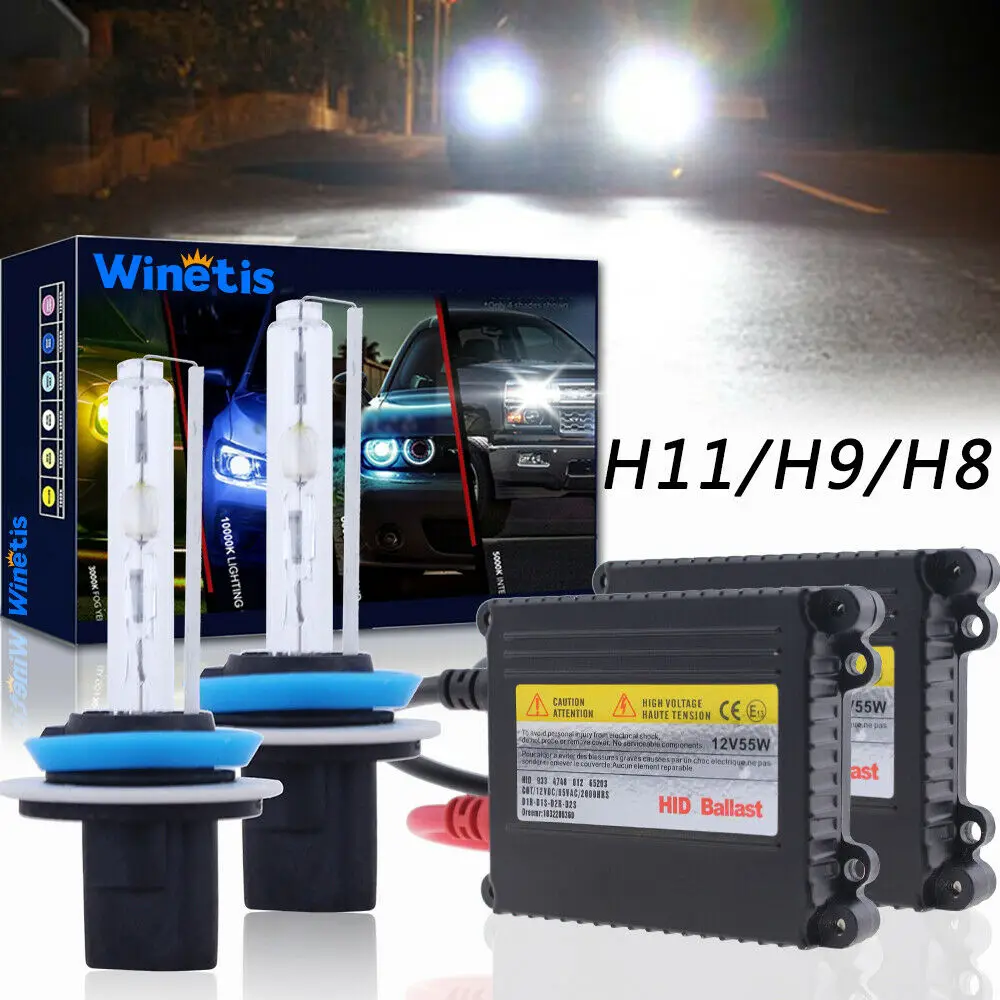55W Cool White H11 H16 H8 Hid Fog Driving Lights Foglight Bulbs 6000K Bright
55W Cool White H11 H16 H8 Hid Fog Driving Lights Foglight Bulbs 6000K Bright