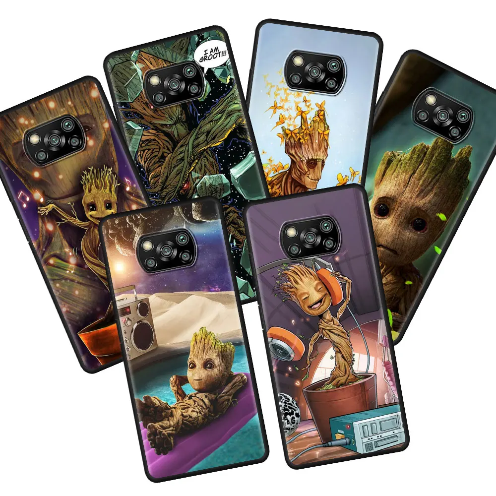Phone Silicone Marvel Guardians Groot Clear Case for Xiaomi Poco X3 NFC Mi 10T 11 11T Lite Pro F3 M3 X4Pro MiNote10 Luxury 
Phone Silicone Marvel Guardians Groot Clear Case for Xiaomi Poco X3 NFC Mi 10T 11 11T Lite Pro F3 M3 X4Pro MiNote10 Luxury
