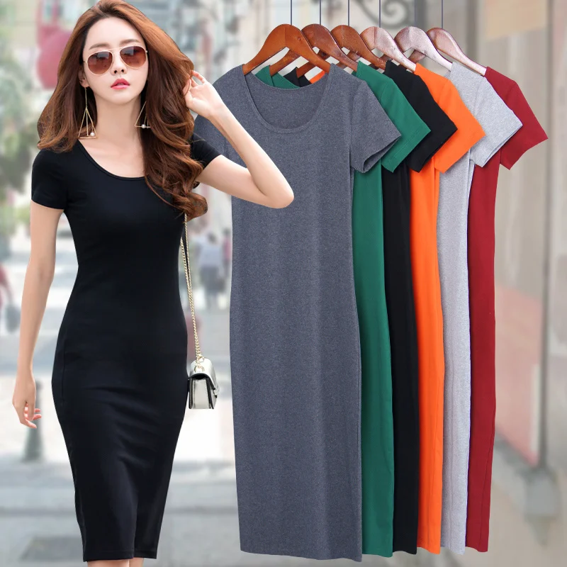 2023 T-shirt Dresses Summer Women Long T Shirt Dress Female Bodycon Dress Tank Female Lady Black Short Sleeve Vestido Sexy
2023 T-shirt Dresses Summer Women Long T Shirt Dress Female Bodycon Dress Tank Female Lady Black Short Sleeve Vestido Sexy