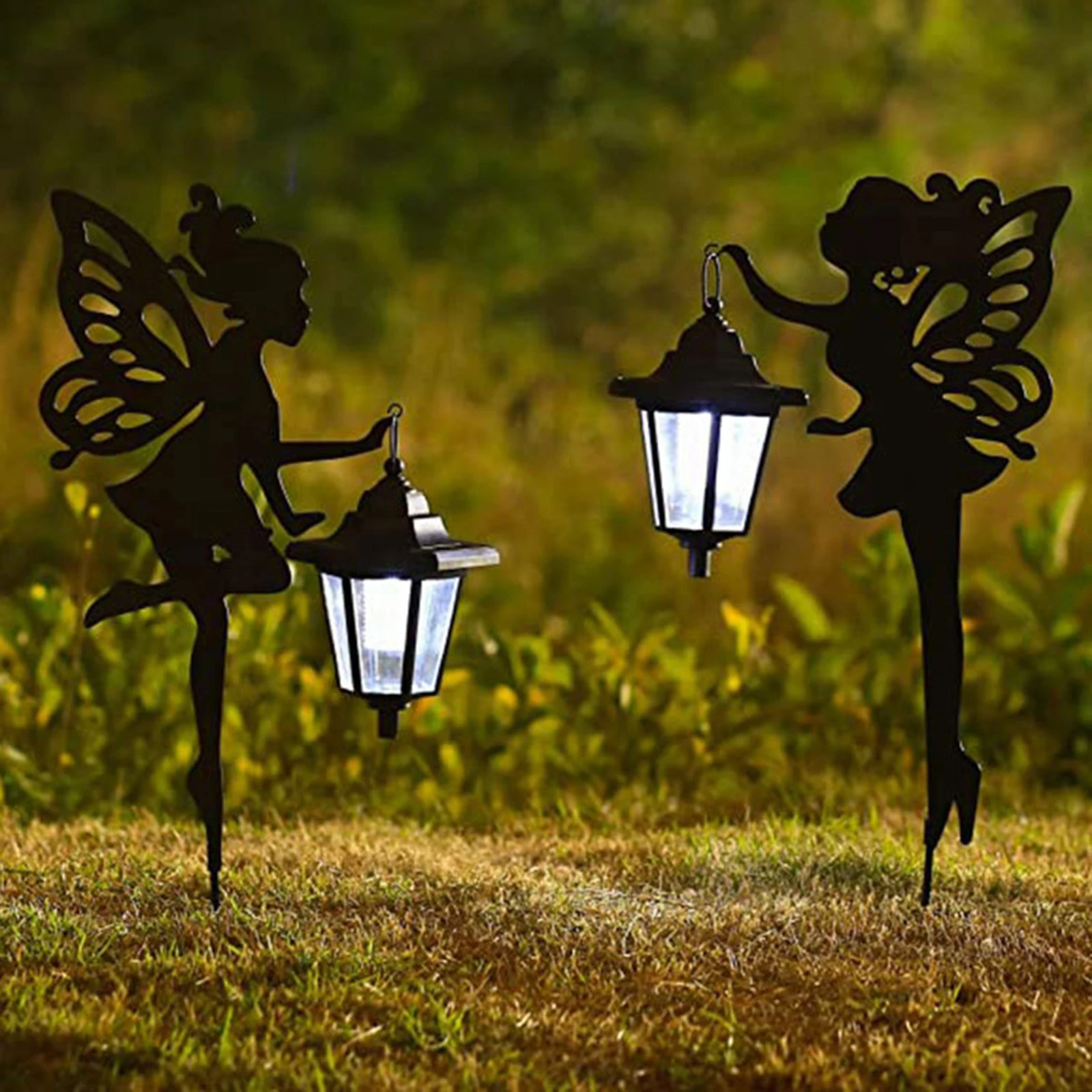 Garden Lawn Art Statues Decorative Solar Landscape Lights Wrought Iron Flower Fairy Lanterns Are Inserted Into The Garden Lawn
Garden Lawn Art Statues Decorative Solar Landscape Lights Wrought Iron Flower Fairy Lanterns Are Inserted Into The Garden Lawn