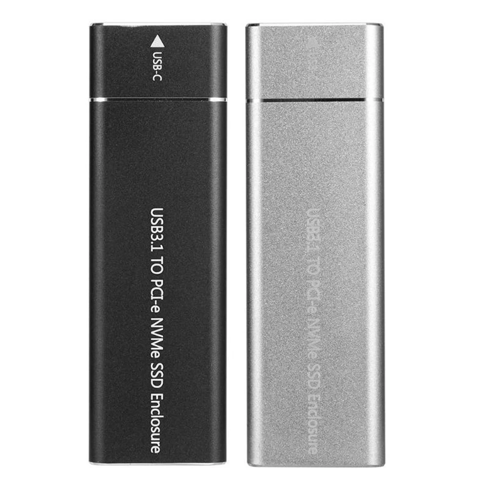 M.2 NVMe SSD Enclosure Adapter 10Gbps USB C 3.1 Gen2 NVMe Case External Enclosure NVMe Reader NVMe Case Silver
M.2 NVMe SSD Enclosure Adapter 10Gbps USB C 3.1 Gen2 NVMe Case External Enclosure NVMe Reader NVMe Case Silver