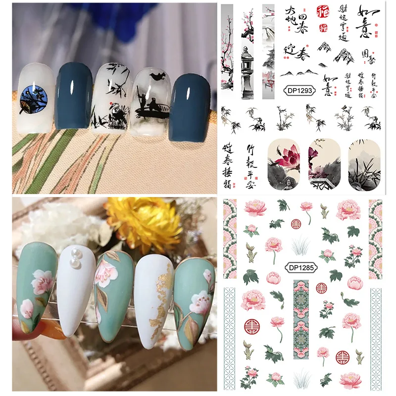 New Chinese Style Plum Blossom Nail Art Stickers Decoration Manicure Design Lovely Sticker Decal Self Adhesive Decal on Nails
New Chinese Style Plum Blossom Nail Art Stickers Decoration Manicure Design Lovely Sticker Decal Self Adhesive Decal on Nails