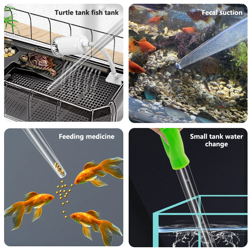 Aquarium straw cleaning manure suction device fish tank straw cleaning tool manual mini straw filter pump cleaning tool
Aquarium straw cleaning manure suction device fish tank straw cleaning tool manual mini straw filter pump cleaning tool