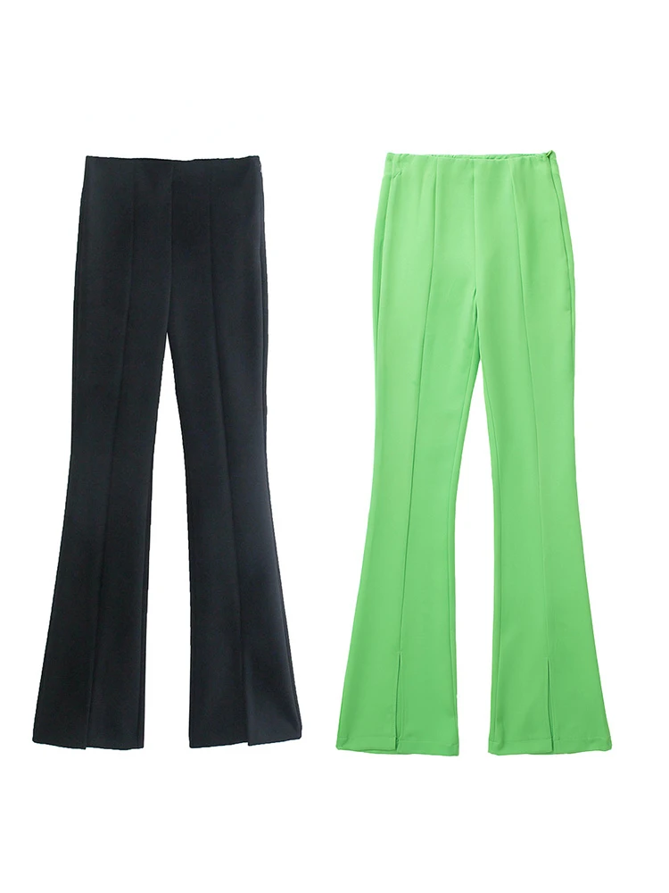 Women Fashion Solid Slit Side Zipper Slim Trousers Vintage Full Length High Waist Female Chic Lady Long Pants
Women Fashion Solid Slit Side Zipper Slim Trousers Vintage Full Length High Waist Female Chic Lady Long Pants