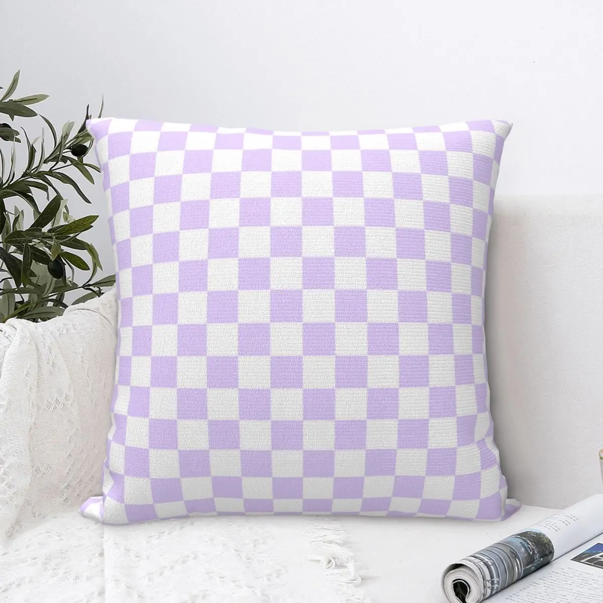 

Check V - Lilac Twist Case Of Pillowcases Cushion Cover Decorative Pillows For Sofa Girl's Heart Fresh the leisure Not deformed