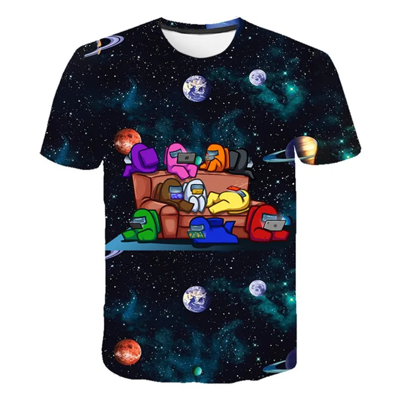 Among Us 3D T Shirt Cartoon Baby Kids Boys Girls Children Popular Short Sleeves Summer Clothing Cartoon Print Tees Street Wear
Among Us 3D T Shirt Cartoon Baby Kids Boys Girls Children Popular Short Sleeves Summer Clothing Cartoon Print Tees Street Wear