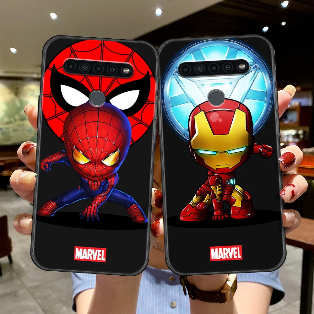 Case Funda for LG G7 K50 Q61 G8 ThinQ K41s K42 K61 Q52 K62 K92 5G G6 Marvel Cartoon Iron Man Spiderman Back Soft Silicone Cell
Case Funda for LG G7 K50 Q61 G8 ThinQ K41s K42 K61 Q52 K62 K92 5G G6 Marvel Cartoon Iron Man Spiderman Back Soft Silicone Cell