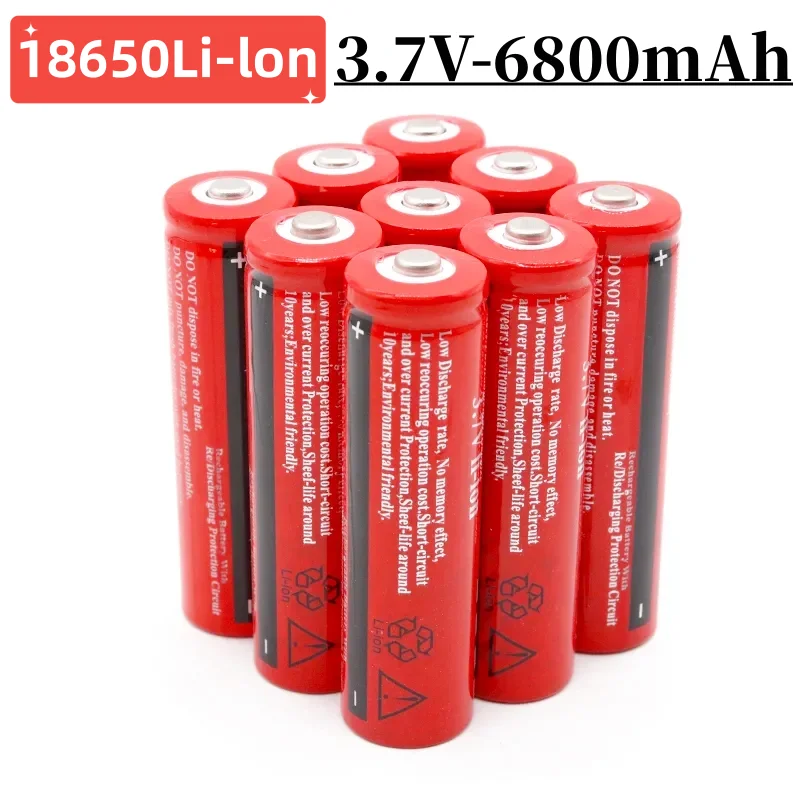 NEW 2-20 PCS 18650 Batterie 3,7V 6800mAh wiederaufladbare Liionsbatterie für Led Taschenlampe Torch Batery Litio Batterie
NEW 2-20 PCS 18650 Batterie 3,7V 6800mAh wiederaufladbare Liionsbatterie für Led Taschenlampe Torch Batery Litio Batterie