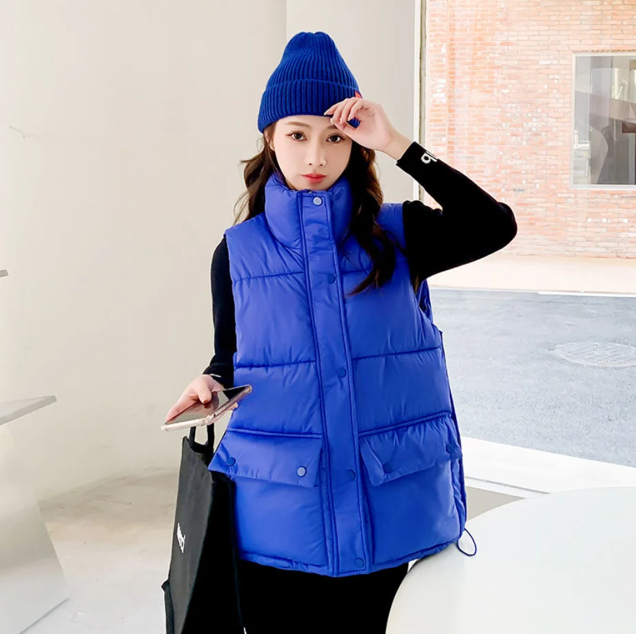 Beardon 2022 New Winter Women's Down Cotton Vest Women's Korean Version Loose Stand Collar Waistcoats Short Coat
Beardon 2022 New Winter Women's Down Cotton Vest Women's Korean Version Loose Stand Collar Waistcoats Short Coat
