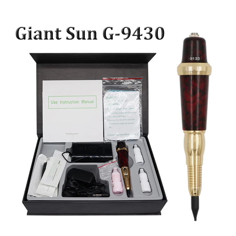 Professional Taiwan Giant Sun G-9430 Eyebrow Tattoo Machine Pen For Permanent Makeup Eyebrow Forever MAKE UP kit With Tattoo ink
Professional Taiwan Giant Sun G-9430 Eyebrow Tattoo Machine Pen For Permanent Makeup Eyebrow Forever MAKE UP kit With Tattoo ink