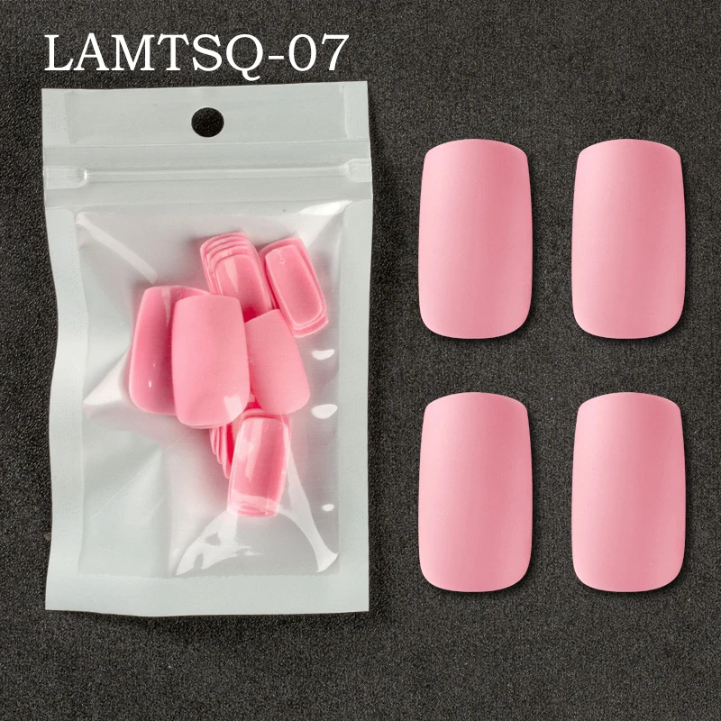24pcs Short False Nails 9 Color Fake Nails ABS Artificial Finger Tips Press on Short Square Nail Art Decorations Made Up
24pcs Short False Nails 9 Color Fake Nails ABS Artificial Finger Tips Press on Short Square Nail Art Decorations Made Up