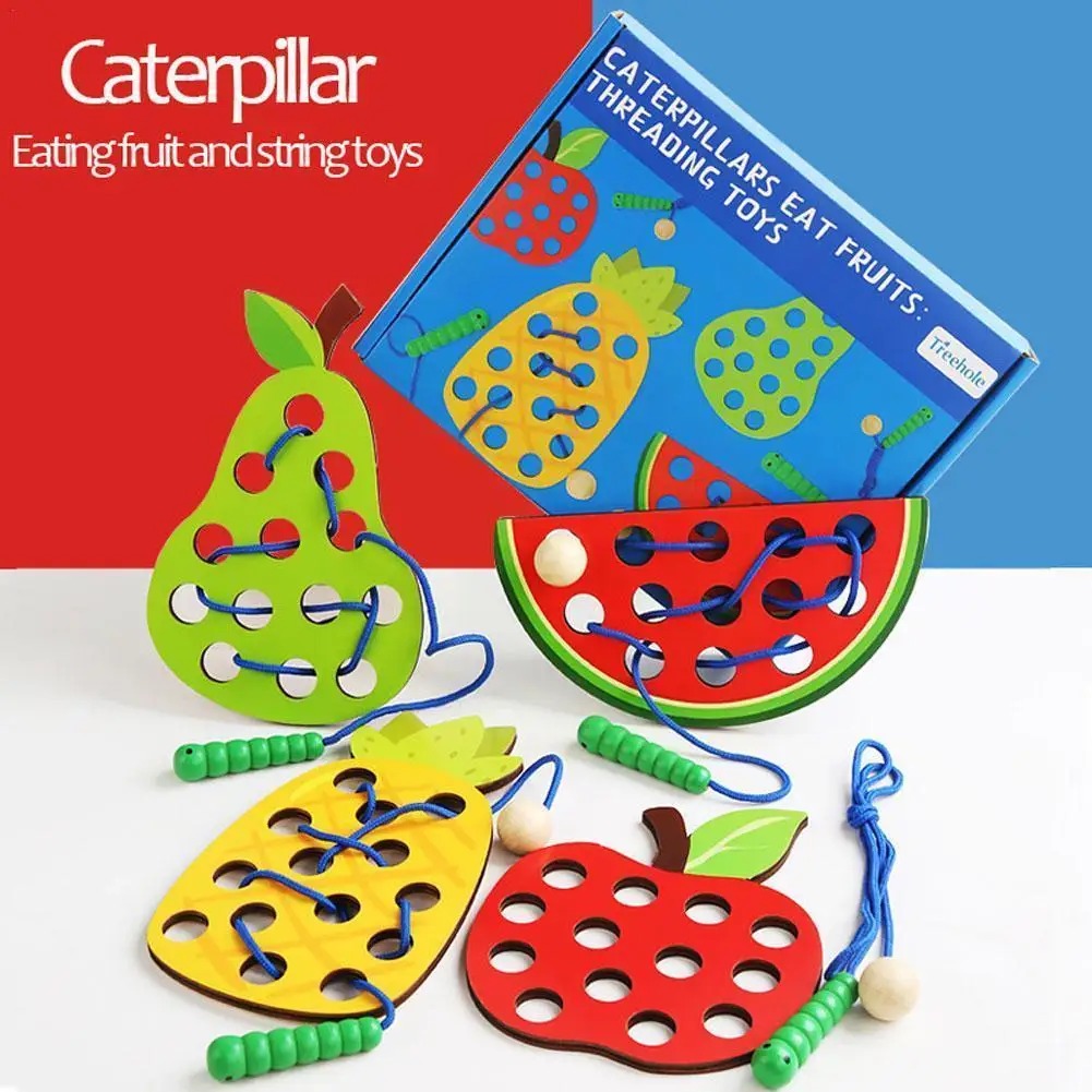 Wooden Caterpillars Eating Fruits Baby Stringing Board Toys Educational Game Children's Toys Educational Stringing M9O1
Wooden Caterpillars Eating Fruits Baby Stringing Board Toys Educational Game Children's Toys Educational Stringing M9O1