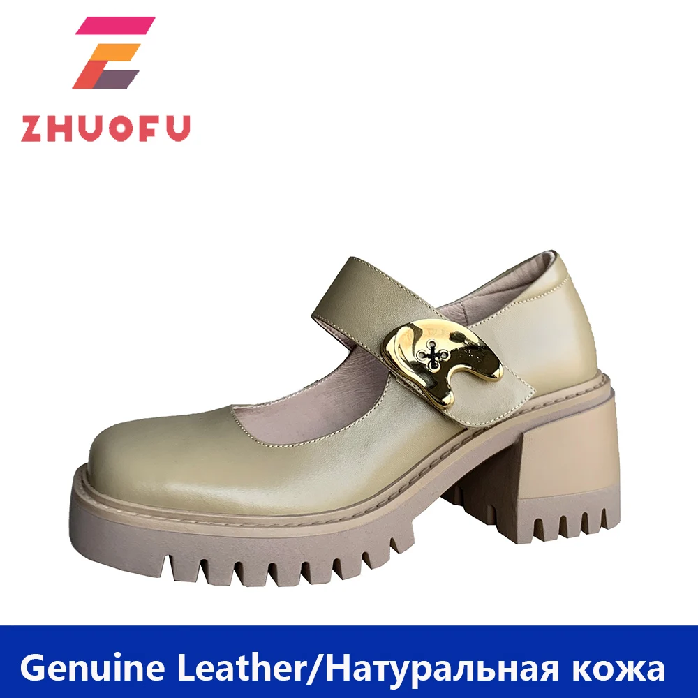 ZHUOFU 2022 толстая нескользящая модная повседневная обувь из натуральной кожи на высоком каблуке, водонепроницаемая женская обувь на платформ...
ZHUOFU 2022 толстая нескользящая модная повседневная обувь из натуральной кожи на высоком каблуке, водонепроницаемая женская обувь на платформ...
