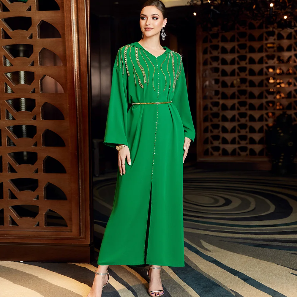 Hand Sewn Diamond Women Abayas Eid Djellaba Muslim Dress Dubai Kaftan Arab Party Split Hem Gulf Jalabiya Morocco Caftan Ramadan
Hand Sewn Diamond Women Abayas Eid Djellaba Muslim Dress Dubai Kaftan Arab Party Split Hem Gulf Jalabiya Morocco Caftan Ramadan