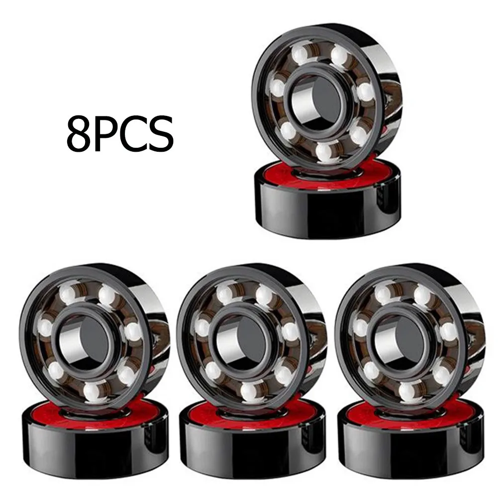 Hybrid Ceramic Ball And Roller Skate Bearings 608 High Speed Skateboard Bearings High Temperature Corrosion Wear Resistance
Hybrid Ceramic Ball And Roller Skate Bearings 608 High Speed Skateboard Bearings High Temperature Corrosion Wear Resistance